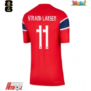 Noruega Jorgen Strand Larsen #11 Primera Equipación Mujer Mundial 2026 Manga Corta